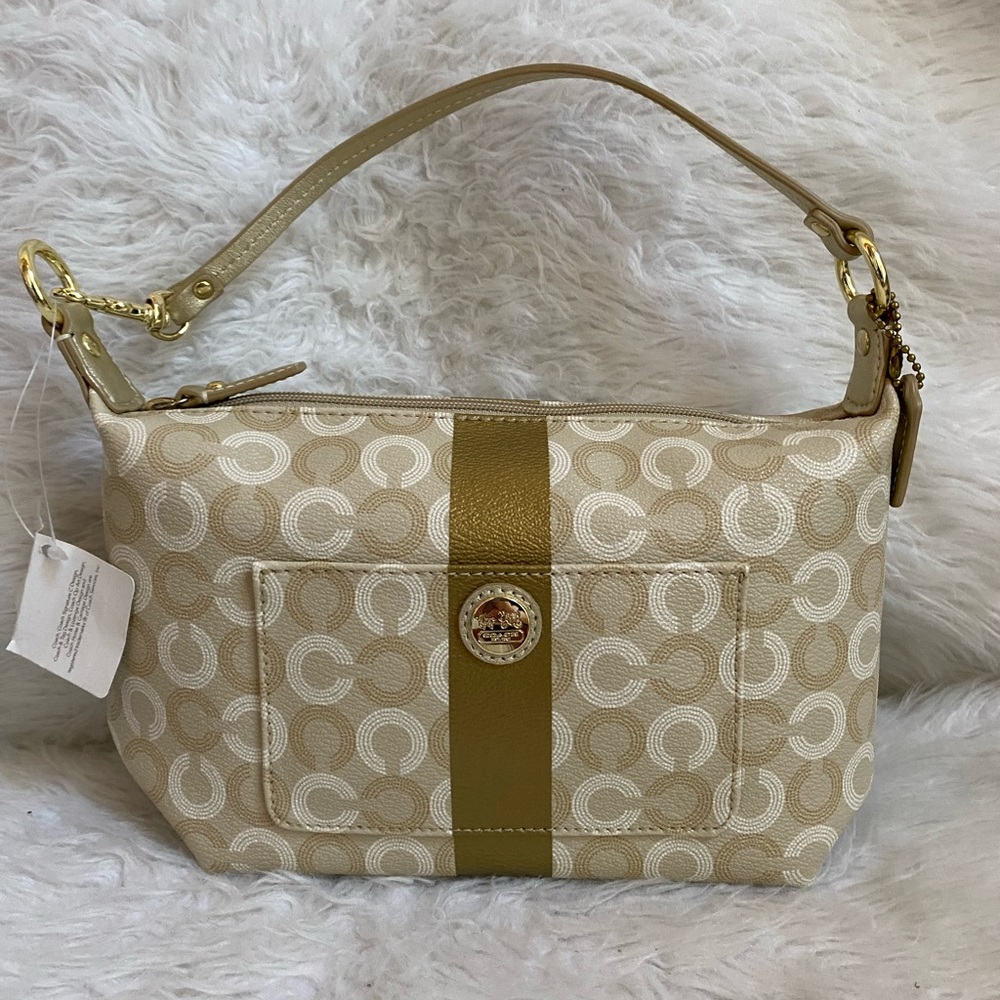 NWT Coach Waverly Top Handle Pouch